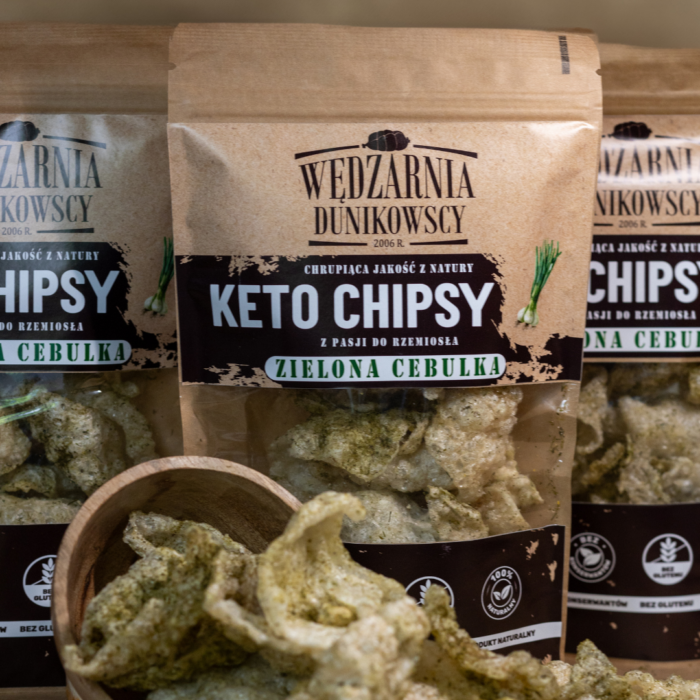 Ketochipsy Zielona Cebulka